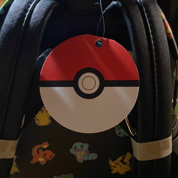 Brand New with Tags Pokemon Loungefly Mini Backpack - Picture 4 of 4